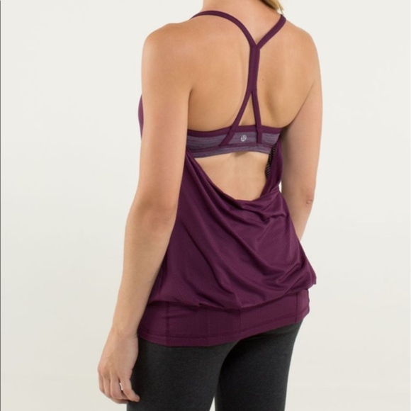 NWT Lululemon CYB Marroon Tank Bra Top Sz 4 - Picture 6 of 7